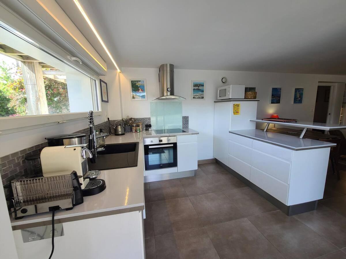 Appartement Moderne Avec Terrasse - Proche Mer 阿贡科塔因维尔 外观 照片