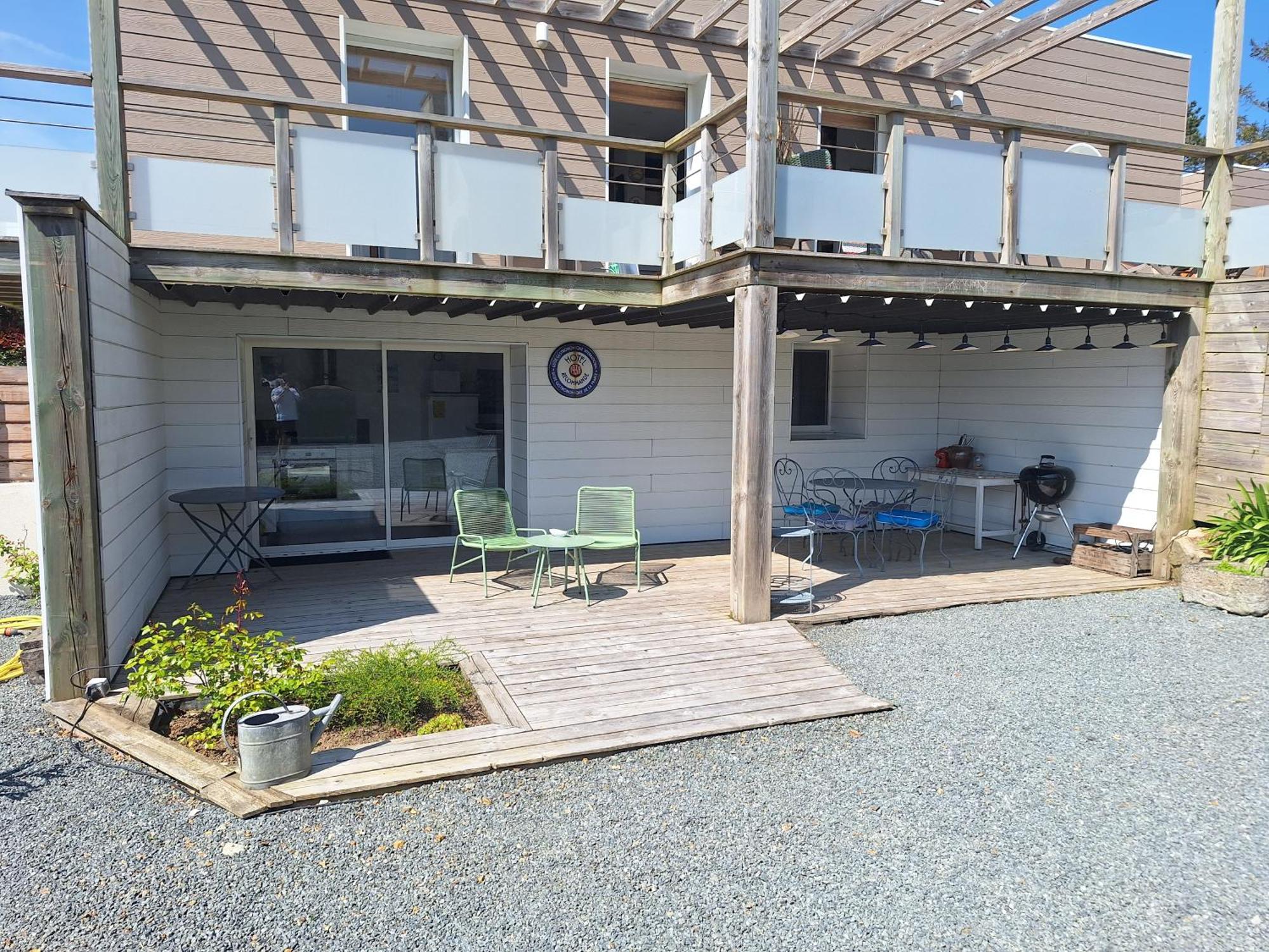 Appartement Moderne Avec Terrasse - Proche Mer 阿贡科塔因维尔 外观 照片